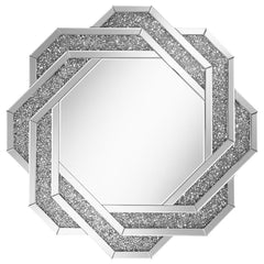 Mikayla Silver Wall Mirror - furniture place usa