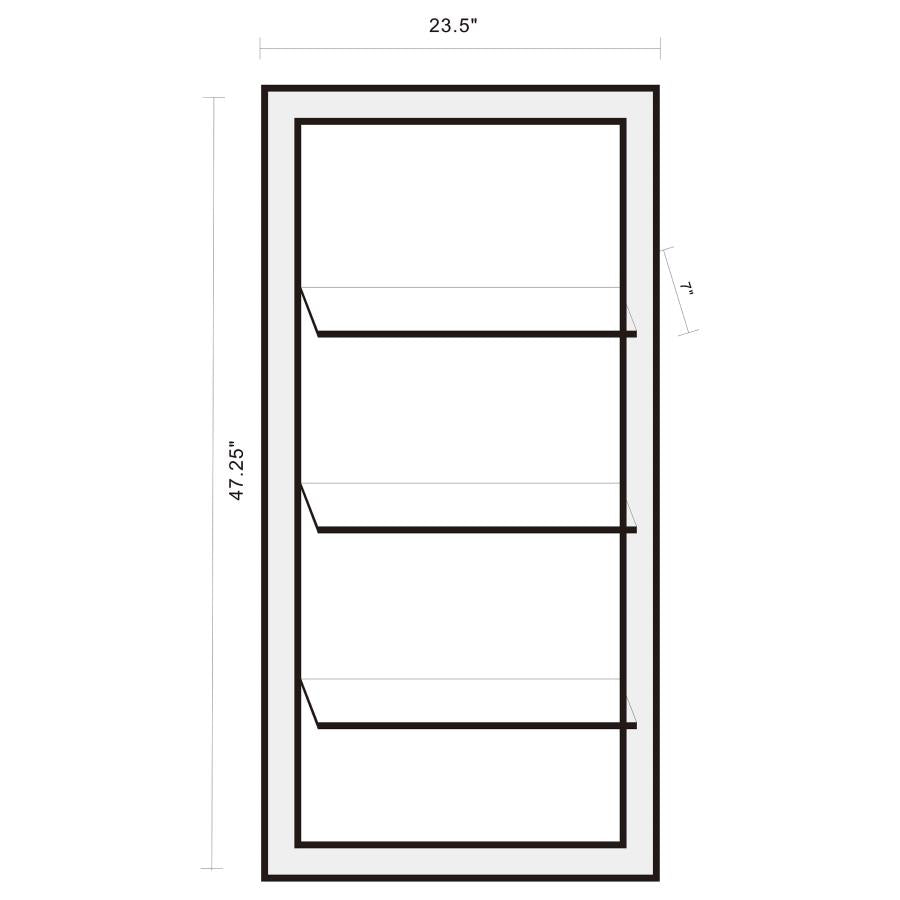 Oriel Silver Wall Mirror - furniture place usa