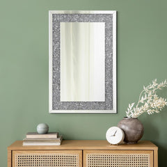 Valerie Silver Wall Mirror - furniture place usa