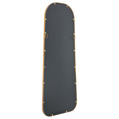 Simeon Gold Floor Mirror - furniture place usa
