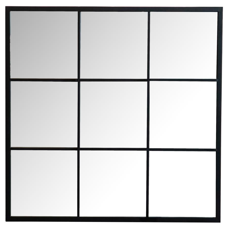 Quetzal Black Wall Mirror - furniture place usa