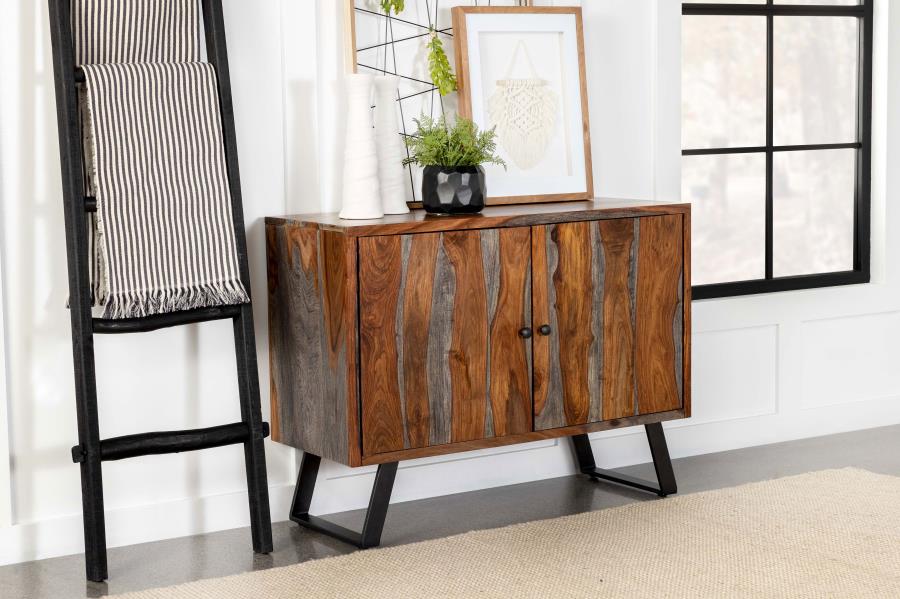 Mathis Brown Accent Cabinet - furniture place usa