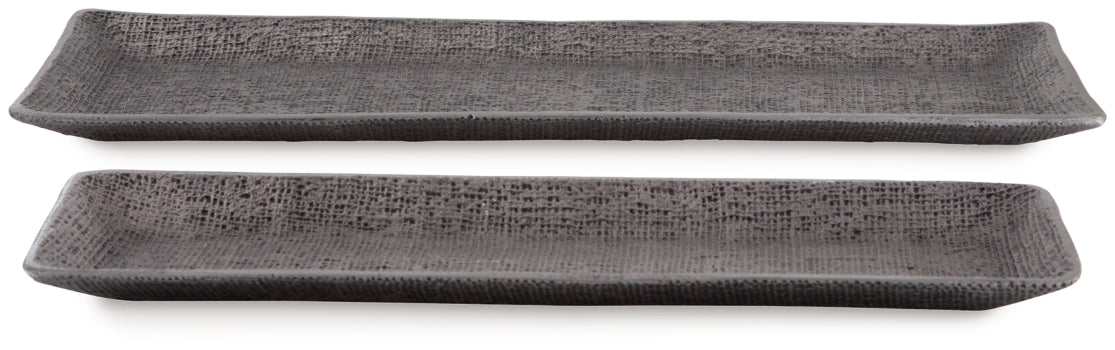 Garekton Tray (Set of 2) - furniture place usa