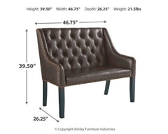 Carondelet Accent Bench - furniture place usa