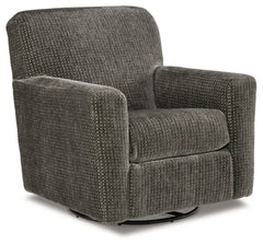 Herstow Swivel Glider Accent Chair - furniture place usa