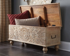 Fossil Ridge Storage Bench - furniture place usa