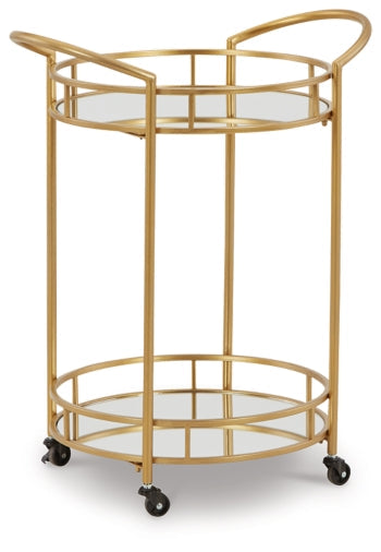 Wynora Bar Cart - furniture place usa