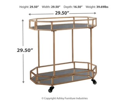 Daymont Bar Cart - furniture place usa