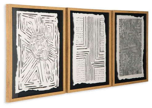 Wonderstow Wall Art (Set of 3) - furniture place usa
