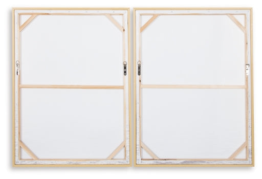 Cashall Wall Art (Set of 2) - furniture place usa