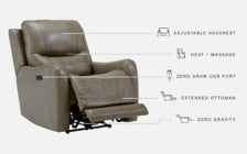 Galahad Power Recliner - furniture place usa