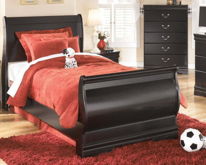 Huey Vineyard Queen Sleigh Bed - furniture place usa