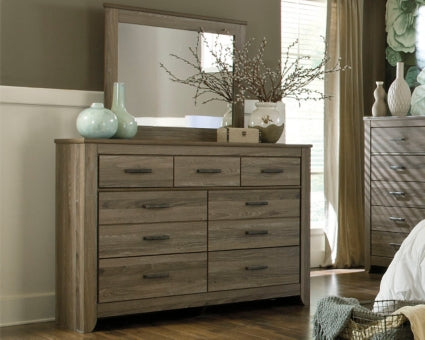 Zelen Dresser and Mirror - furniture place usa