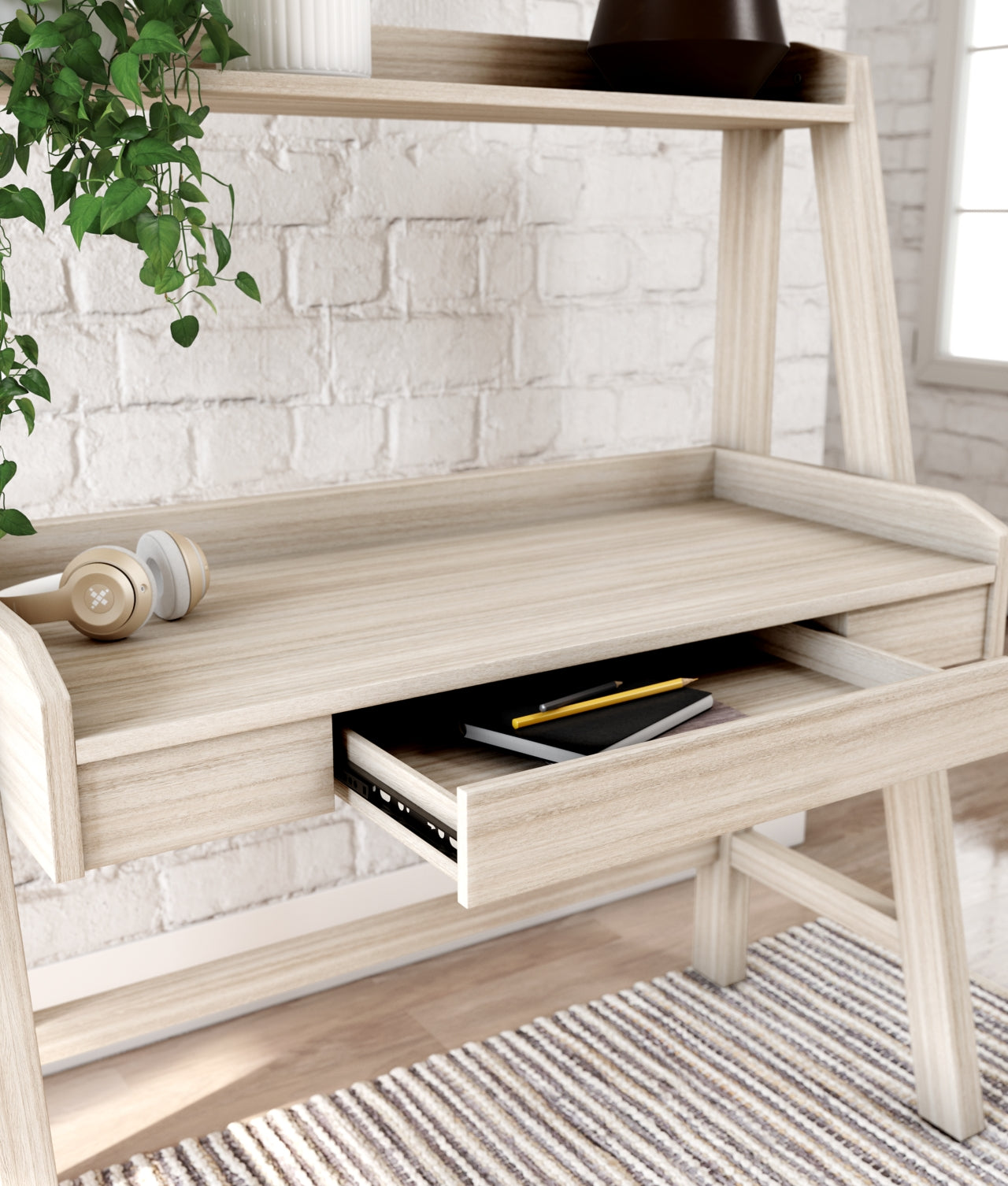 Blariden Desk with Hutch - furniture place usa