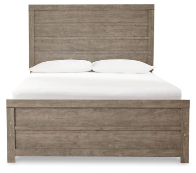 Chime 8 Inch Memory Foam Full Mattress in a Box with Culverbach Full Panel Bed - furniture place usa