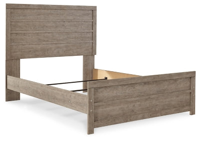 Chime 8 Inch Memory Foam Full Mattress in a Box with Culverbach Full Panel Bed - furniture place usa