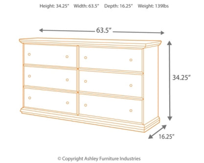 Maribel Dresser - furniture place usa