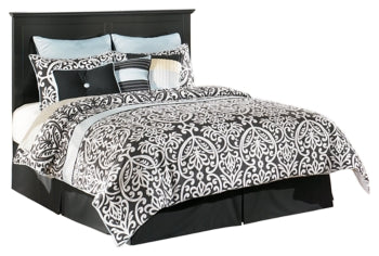 Maribel Queen/Full Panel Headboard Bed with Mirrored Dresser - furniture place usa