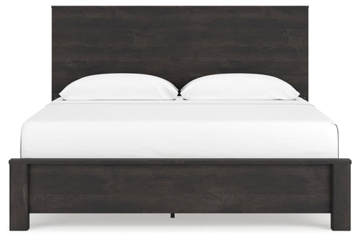 Toretto King Panel Bookcase Bed with Mirrored Dresser - furniture place usa