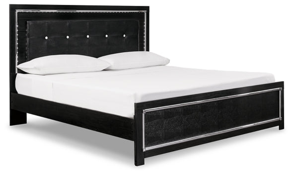 Kaydell King Upholstered Panel Bed with Dresser - PKG002810 - furniture place usa