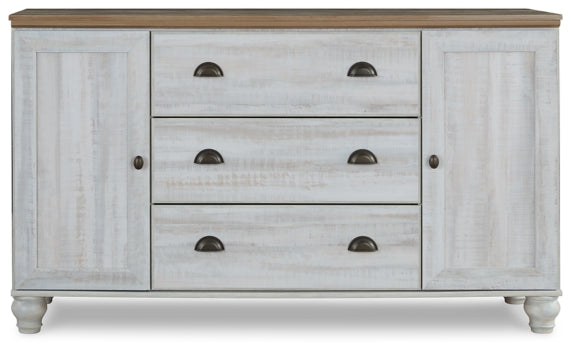 Haven Bay Queen Panel Storage Bed with Mirrored Dresser, Chest and 2 Nightstands - furniture place usa