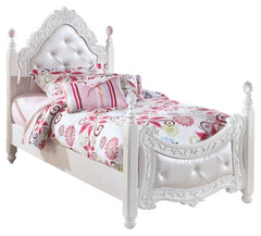 Exquisite Twin Poster Bed - furniture place usa