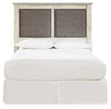 Cambeck Queen Upholstered Panel Headboard with Dresser - furniture place usa