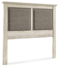 Cambeck King/California King Upholstered Panel Headboard with Dresser - furniture place usa