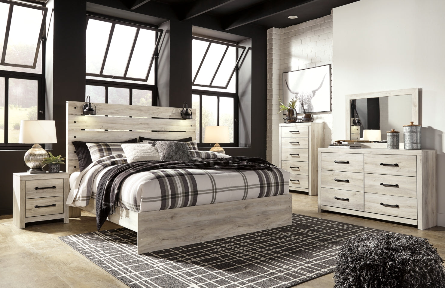 Cambeck Queen Panel Bed - furniture place usa