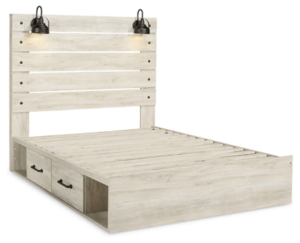 Cambeck Queen Panel Bed with 4 Storage Drawers - furniture place usa