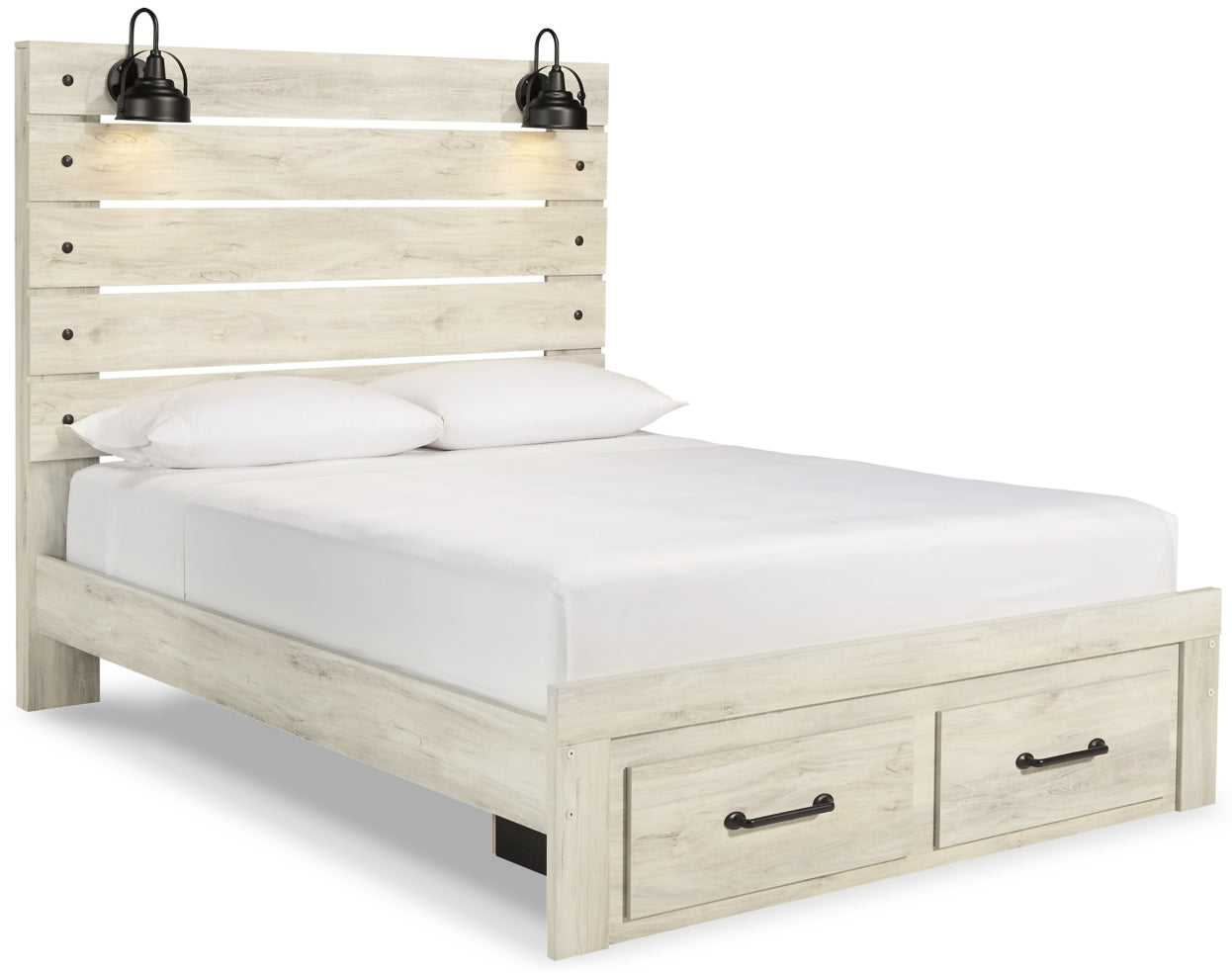 Cambeck King Panel Bed with 2 Storage Drawers with Dresser - PKG003043 - furniture place usa