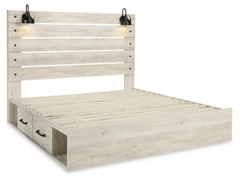 Cambeck Queen Panel Bed with 4 Storage Drawers - furniture place usa