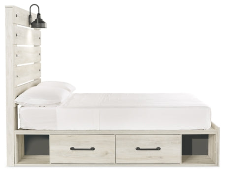 Cambeck Queen Panel Bed with 4 Storage Drawers - furniture place usa