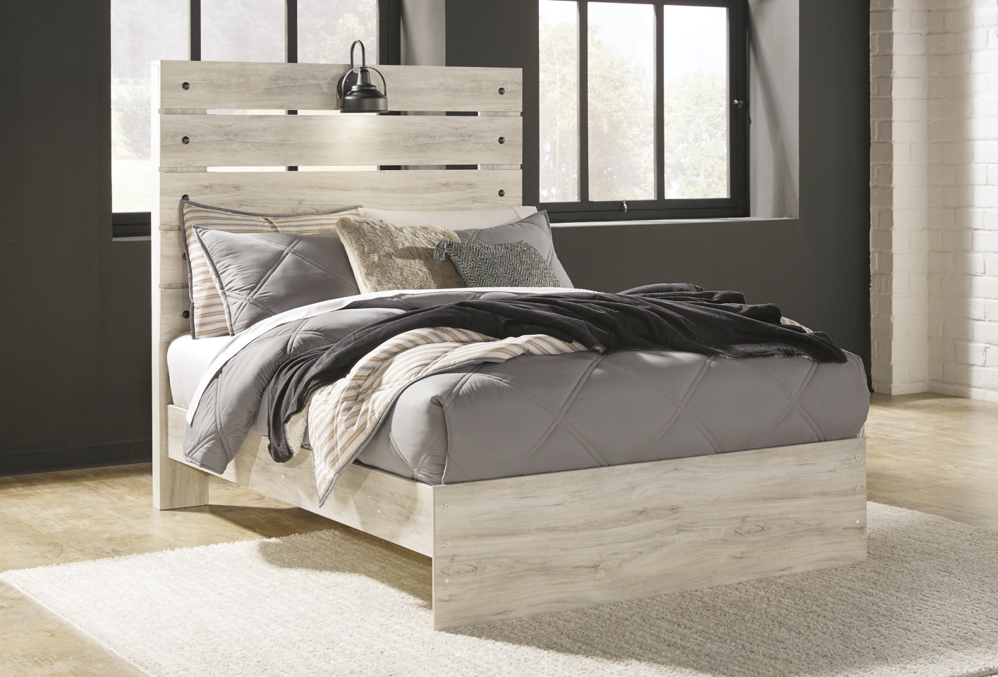 Cambeck King Panel Bed with Dresser - furniture place usa