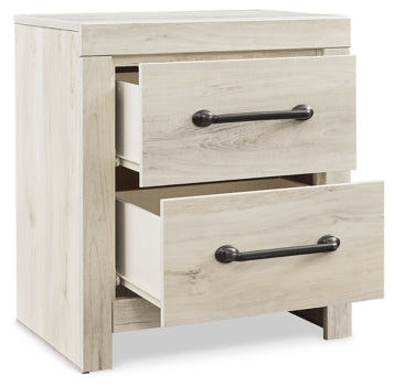 Cambeck Queen Upholstered Panel Headboard with Mirrored Dresser, Chest and Nightstand - furniture place usa