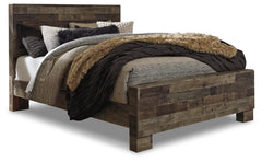 Derekson Queen Panel Bed with Dresser - furniture place usa