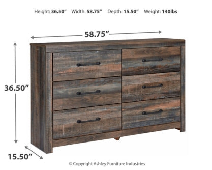 Drystan Twin Panel Bed with Dresser - furniture place usa