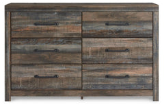 Drystan Twin Panel Bed with 4 Storage Drawers with Dresser - furniture place usa