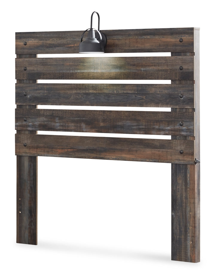 Drystan Full Panel Headboard Bed with Dresser - furniture place usa