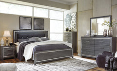 Lodanna King Panel Bed with Dresser - furniture place usa