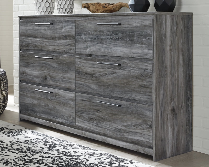 Baystorm Queen Panel Bed with 2 Storage Drawers with Dresser - furniture place usa