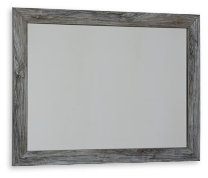 Baystorm Queen Panel Headboard with Mirrored Dresser and 2 Nightstands - furniture place usa
