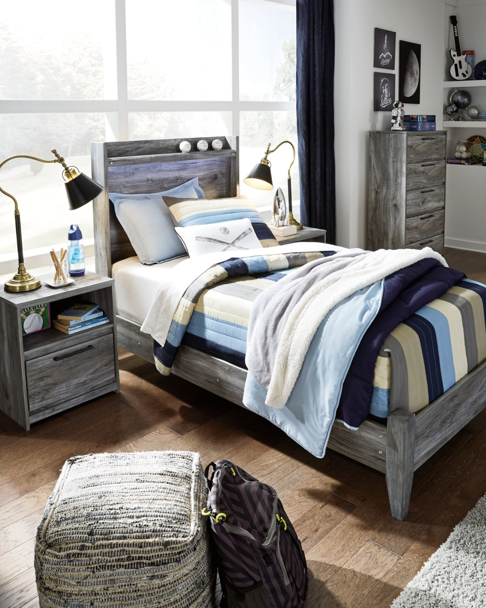 Baystorm Twin Panel Bed - furniture place usa