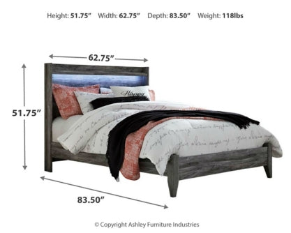 Baystorm Queen Panel Bed with Dresser - PKG007569 - furniture place usa