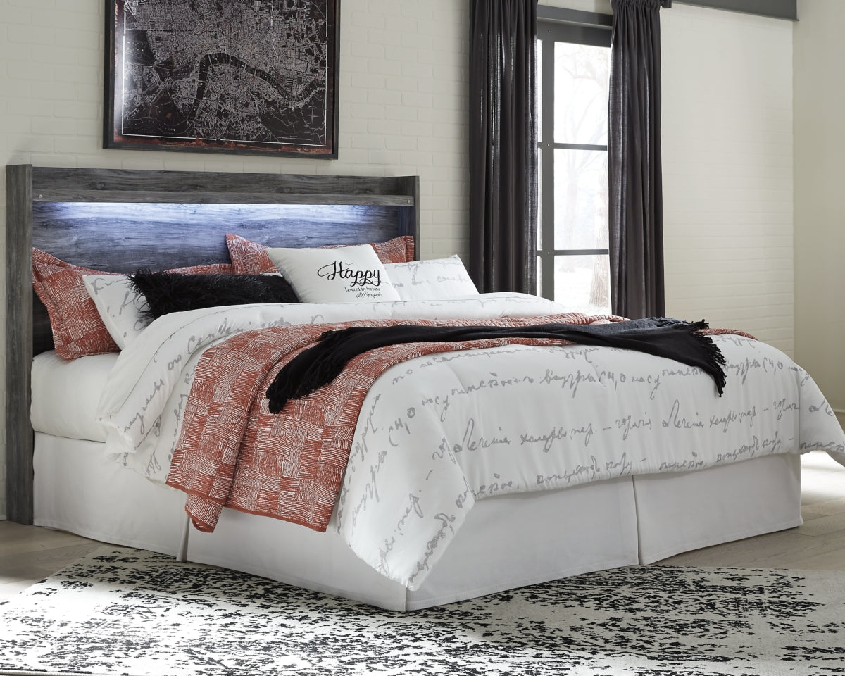 Baystorm King Panel Headboard Bed with Dresser - furniture place usa
