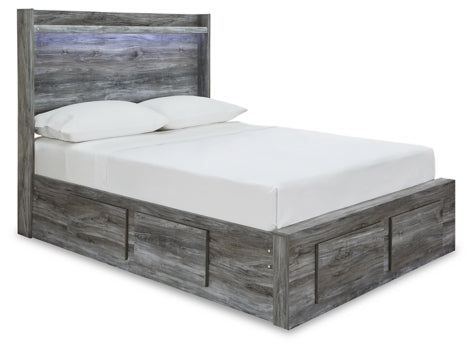 Baystorm Queen Panel Bed with 6 Storage Drawers - furniture place usa