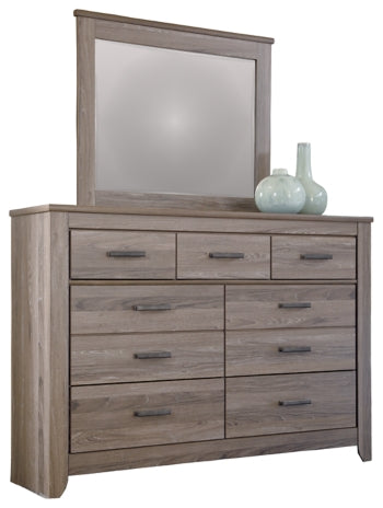 Zelen Dresser and Mirror - furniture place usa
