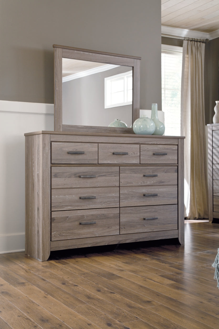 Zelen Dresser and Mirror - furniture place usa