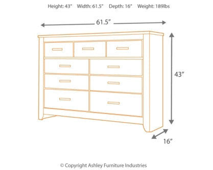 Zelen Dresser - furniture place usa