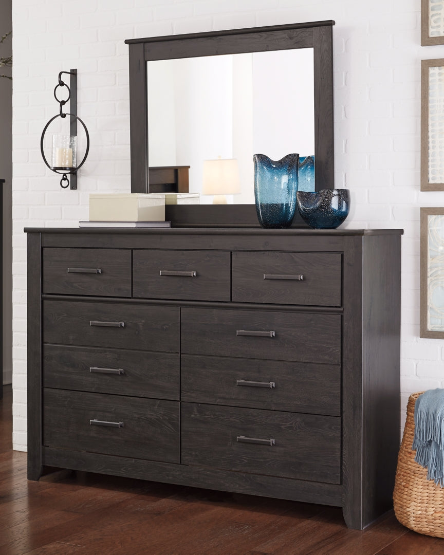 Brinxton Dresser and Mirror - furniture place usa